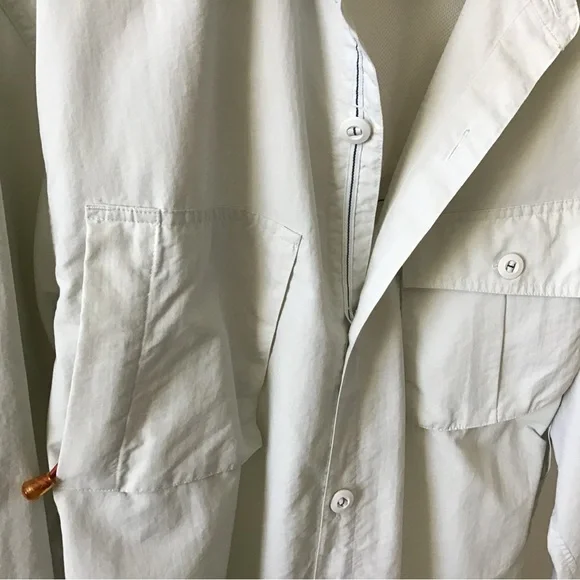 Puma White Lightweight Shirt Jacket - Picture 4 of 6